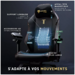 Chaise gaming SECRETLAB TITAN Evo Stealth Regular Simili cuir – Image 5