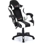 Chaise gaming AMSTRAD noir & blanc – Image 2