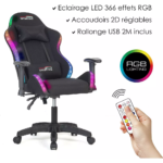 Chaise gaming AMSTRAD AMS-LED-FUSION – Image 4